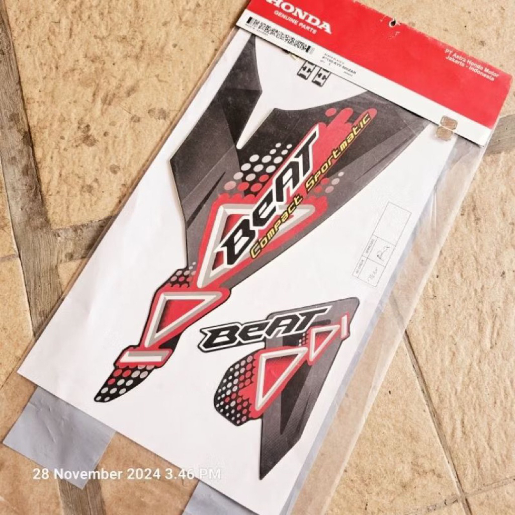 Striping Honda beat karbul kanan 871x0-kvy-600zar