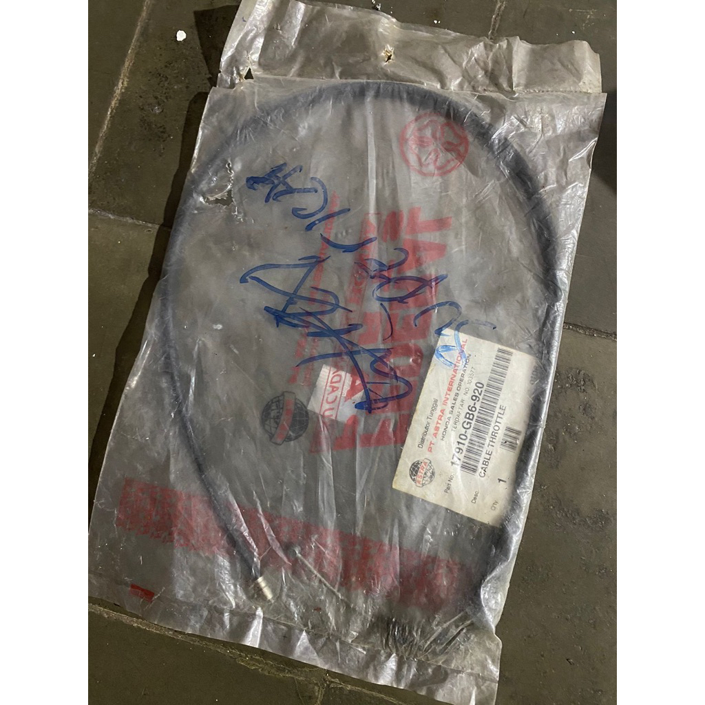kabel gas Honda Astrea800 Astrea 800 original 17910 GB6 920