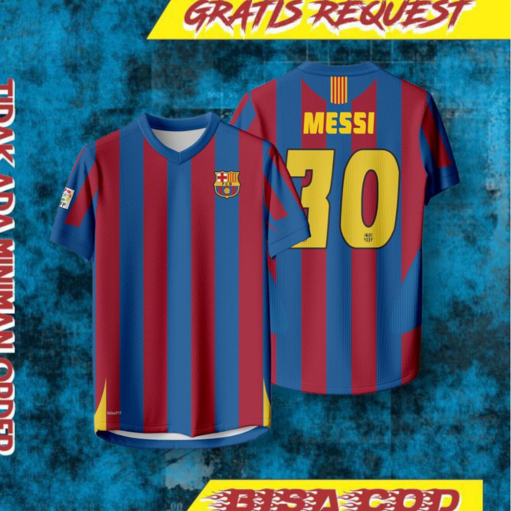 JERSEY BARCELONA HOME KIT 2005
