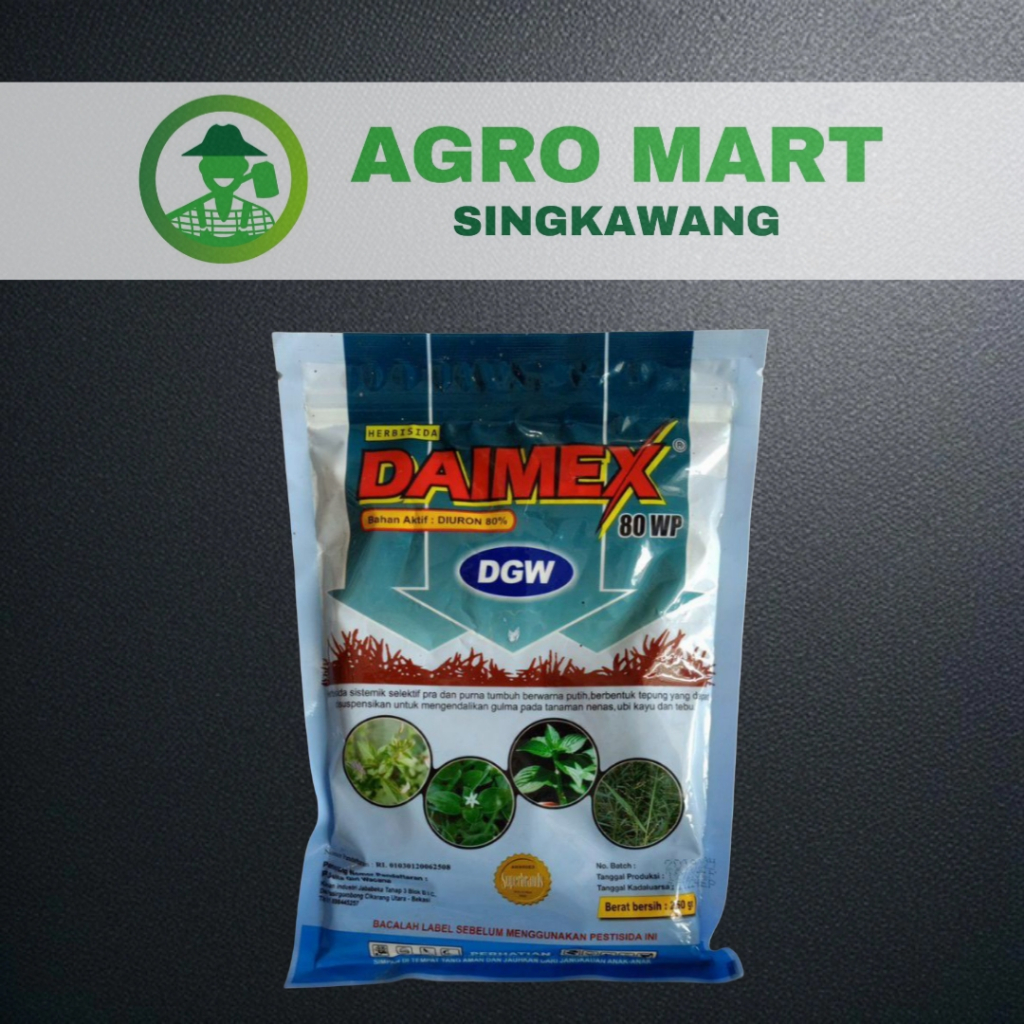 Herbisida Daimex 80wp diuron 80% 250 gram