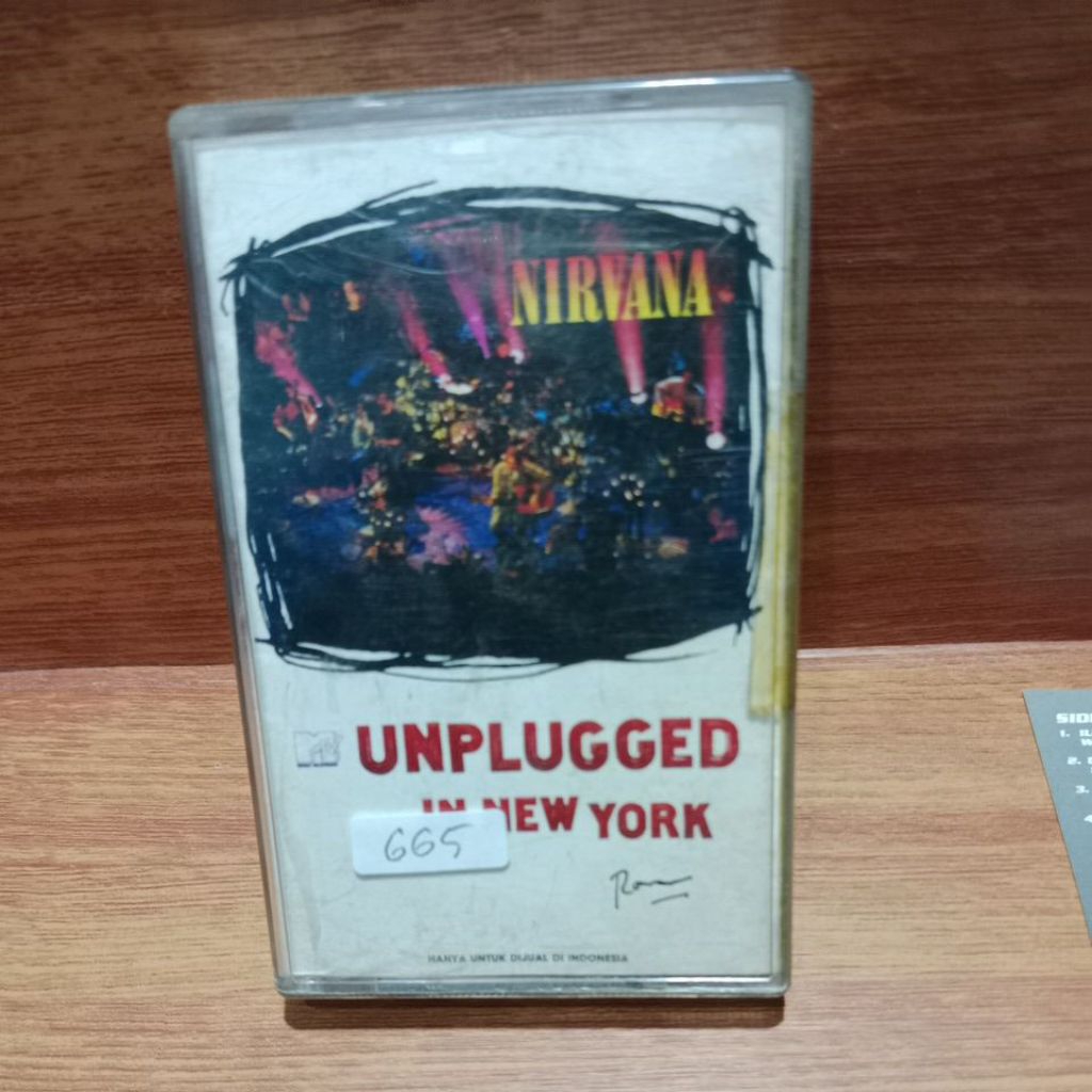kaset pita Nirvana-Unplugged in New York
