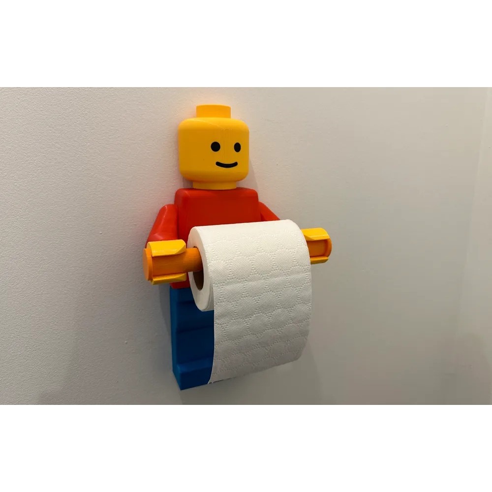 Brick Man Toilet Paper Holder – Tempat Tisu Toilet Lucu & Fungsional #NK#1#A2050