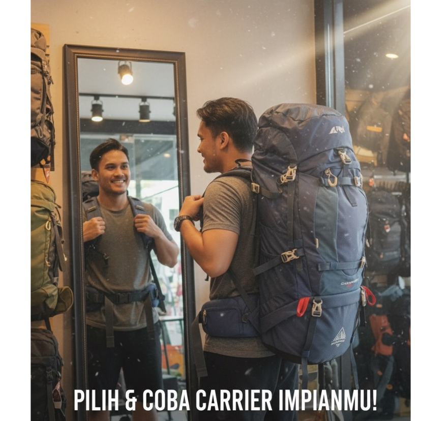 Tas Gunung / Carrier Premium Cartenz 60 Liter Arei 9437