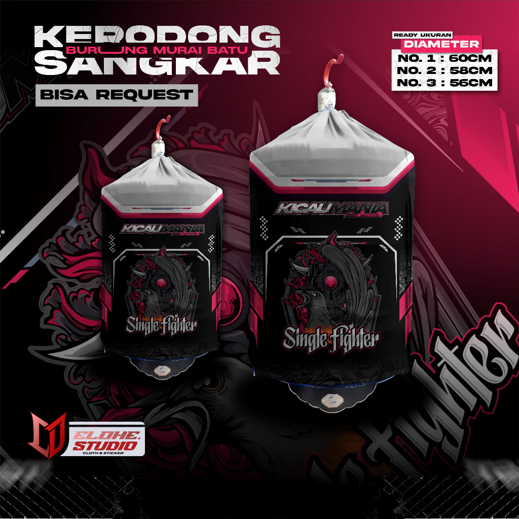 Kerodong Sangkar Bulat Murai Batu Custom MURAI BATU bisa request