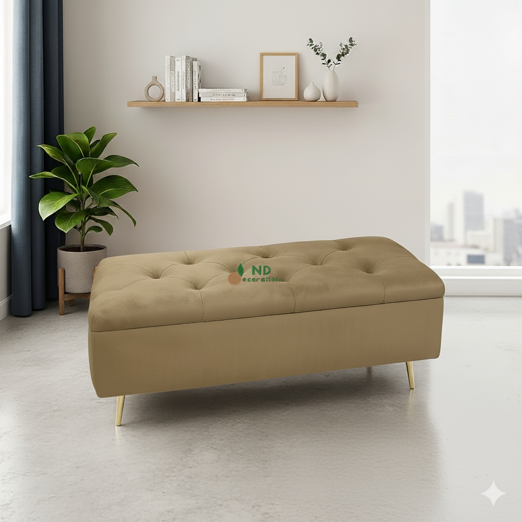 Sofa Bench Storage Penyimpanan - Bench Minimalis Modern Box Multifungsi Aesthetic