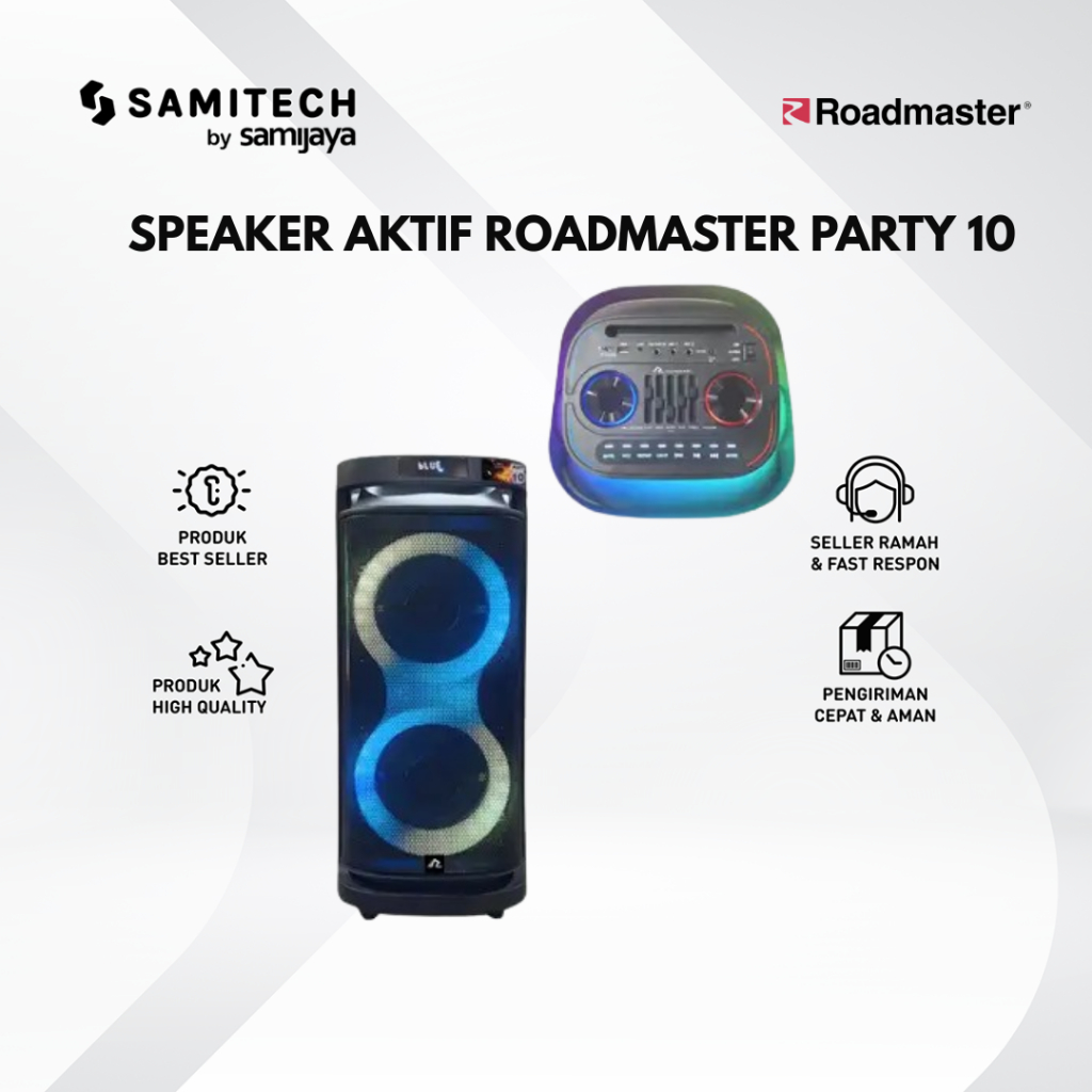 SPEAKER AKTIF ROADMASTER PARTY 10 BERGARANSI