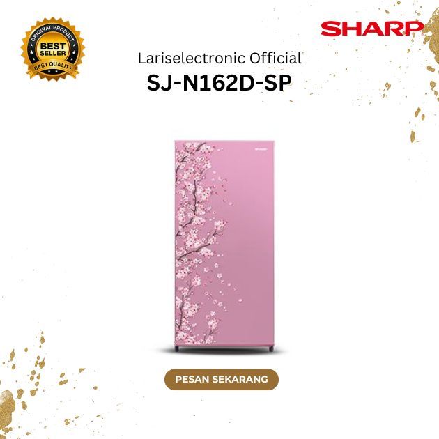 Sharp SJN 162 DSP/ Kulkas 1 Pintu 133L Pink/EXTRABUBBLE LUARKOTA