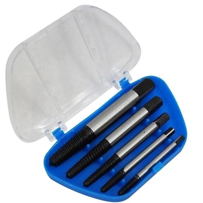 Extractor baut patah / alat pembuka baut patah / extractor set 5 pcs