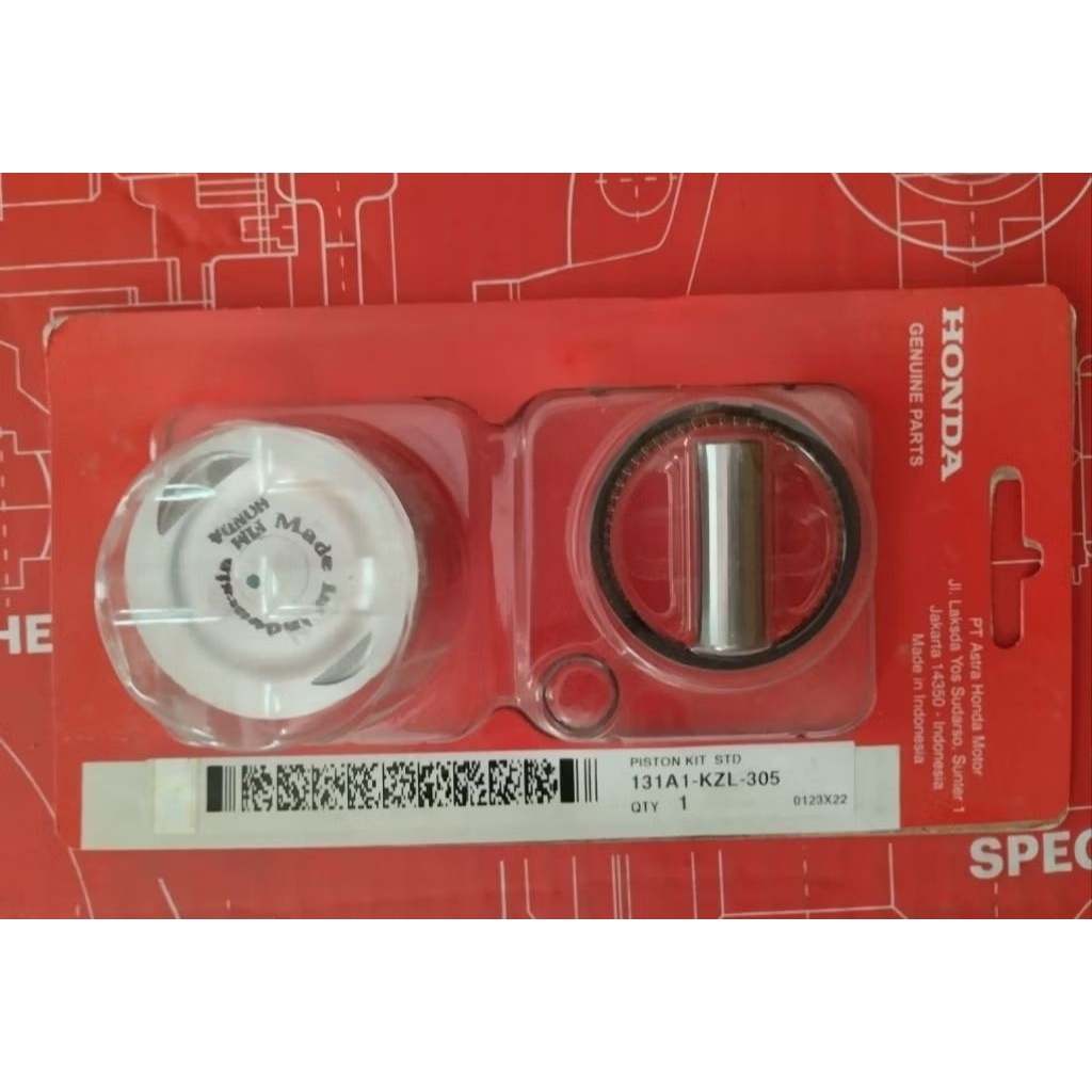 Piston Honda 131A1-KZL-305 Piston Honda BeAT Fi 2012-2014