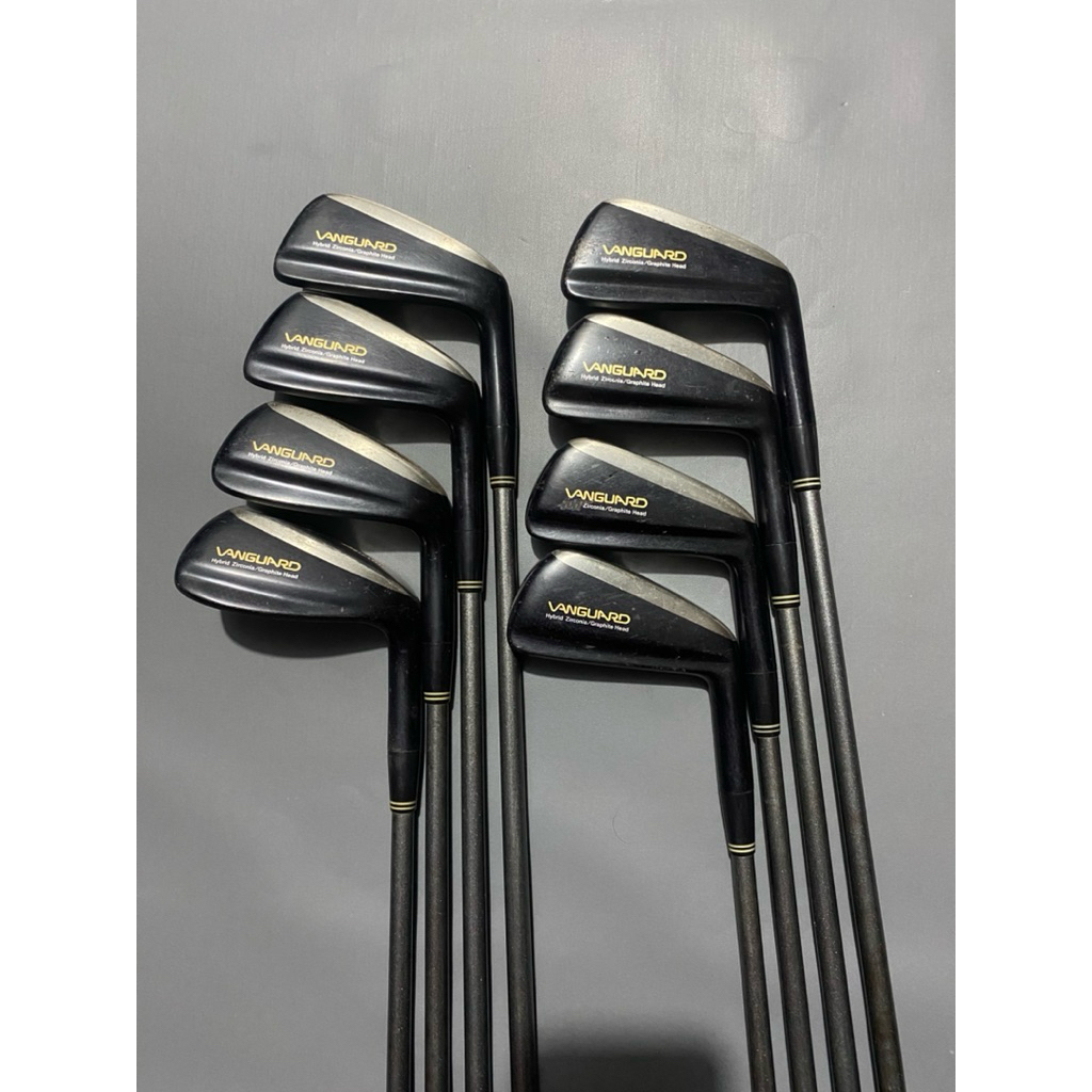 Iron Set Vintage Mizuno Vanguard Graphite Head