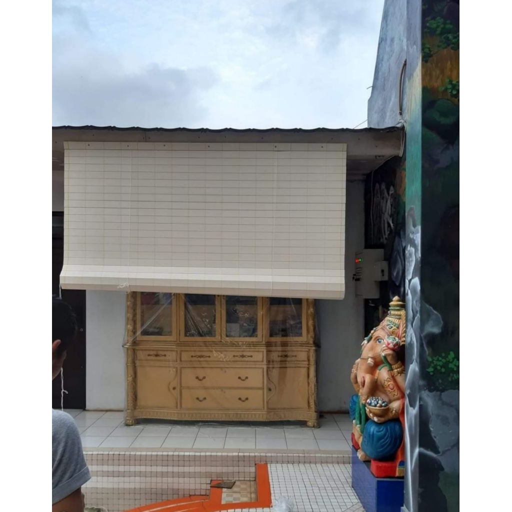 krey pvc outdoor tampias hujan