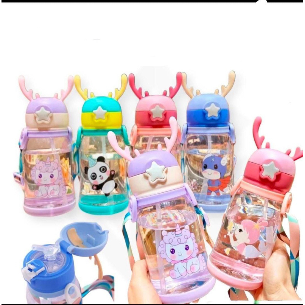 Botol Minum Anak Karakter Model Rusa Botol Minum Tanduk Rusa