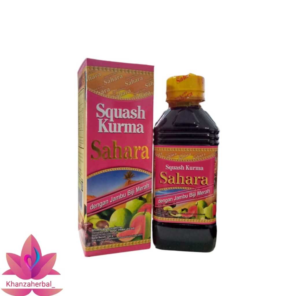 Sari Kurma Sahara Plus Jambu Biji Merah 330 Gr | Madu Squash Kurma Sahara