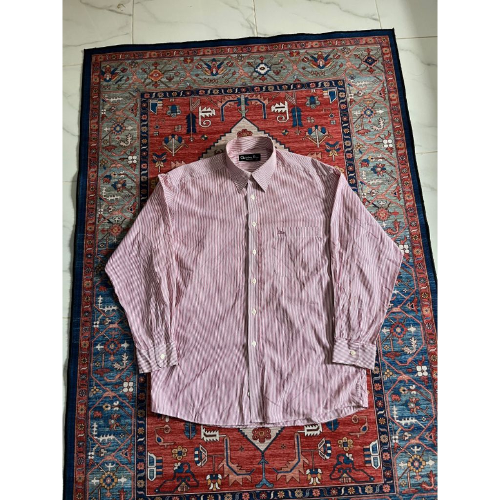 Kemeja stripe Christian Dior