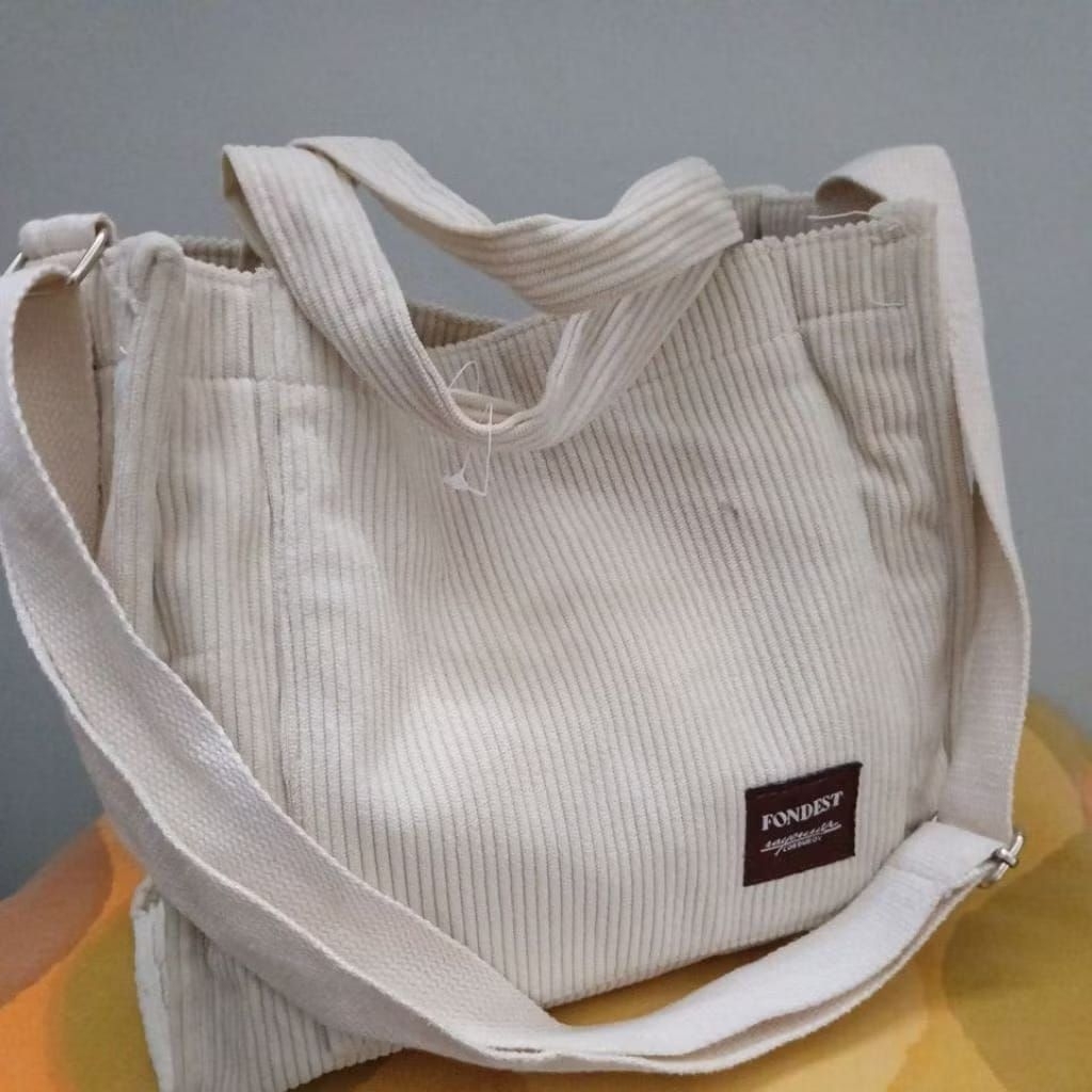 Sling bag corduroy