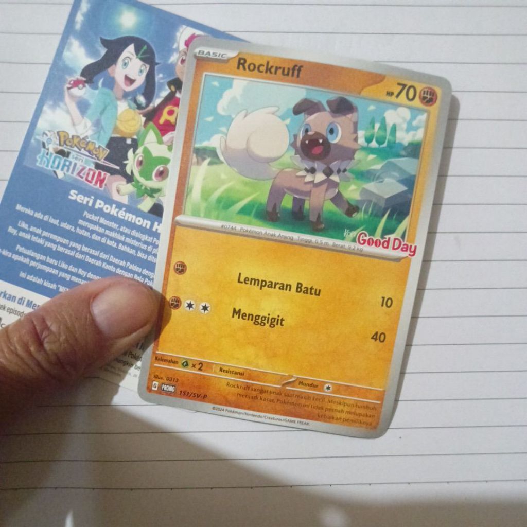 Game Kartu Pokemon Edisi Good Day Rockruff