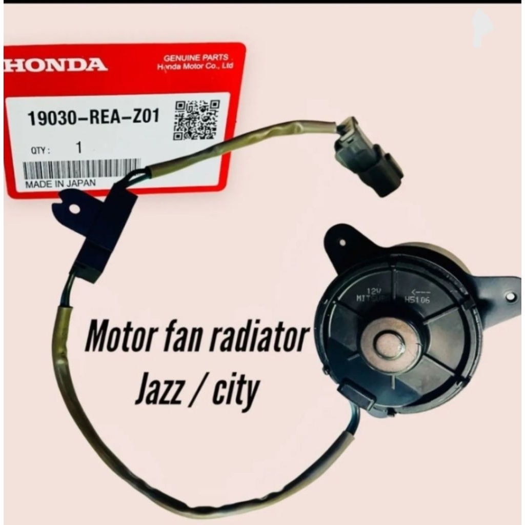 MOTOR FAN RADIATOR JAZZ OLD MITSUBA(19030-REA-Z01