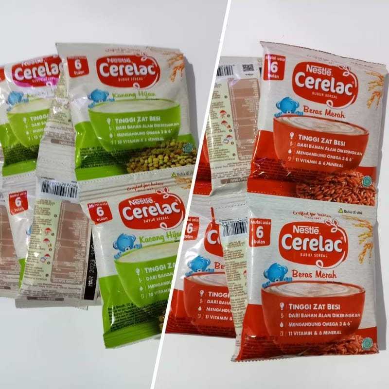 Nestle Cerelac Bubur Sereal Bayi 6-12 Bulan Termurah Serenceng 8 Sachet