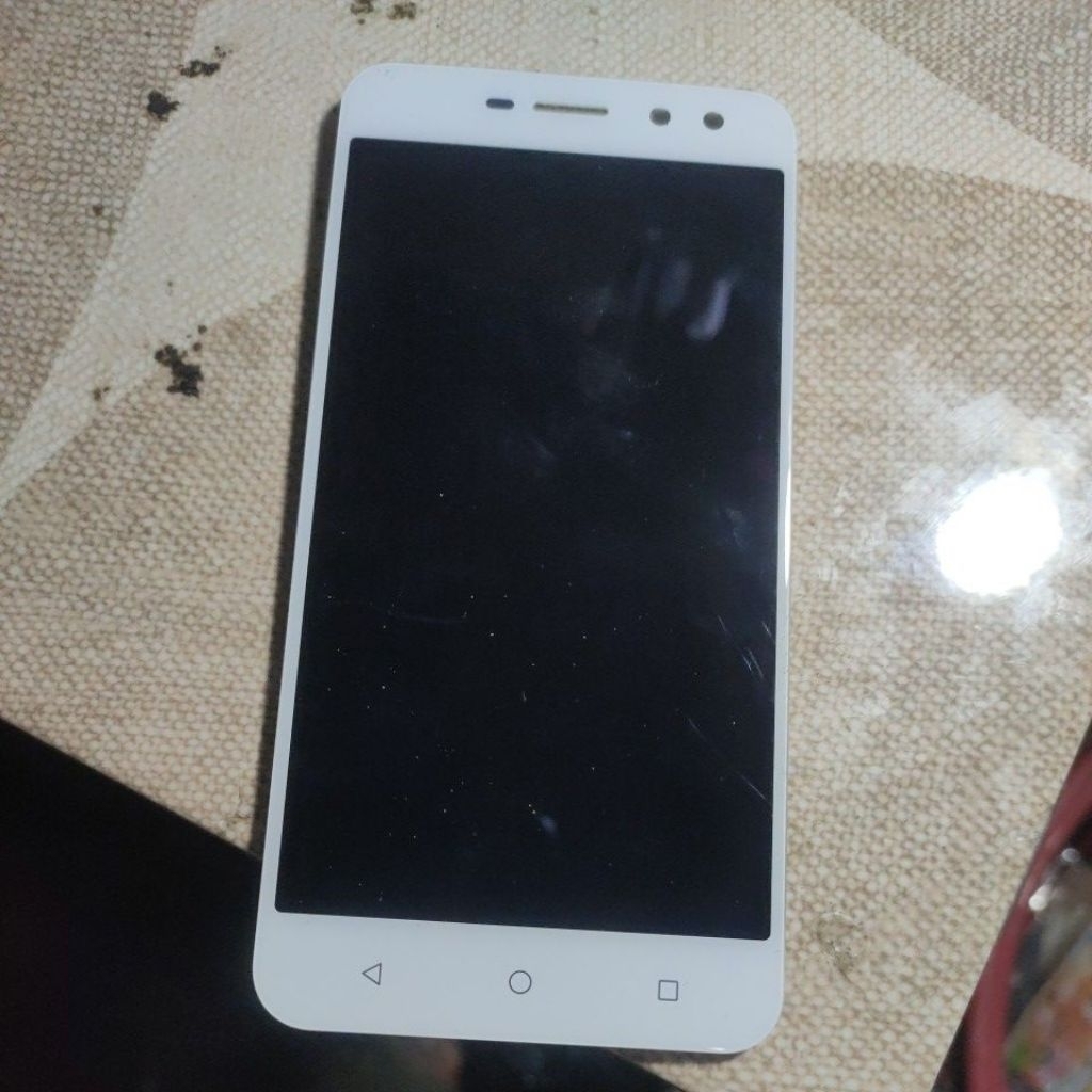 lcd advan i5e ori copotan minus ada bercak di bawah dikit sentuh normal