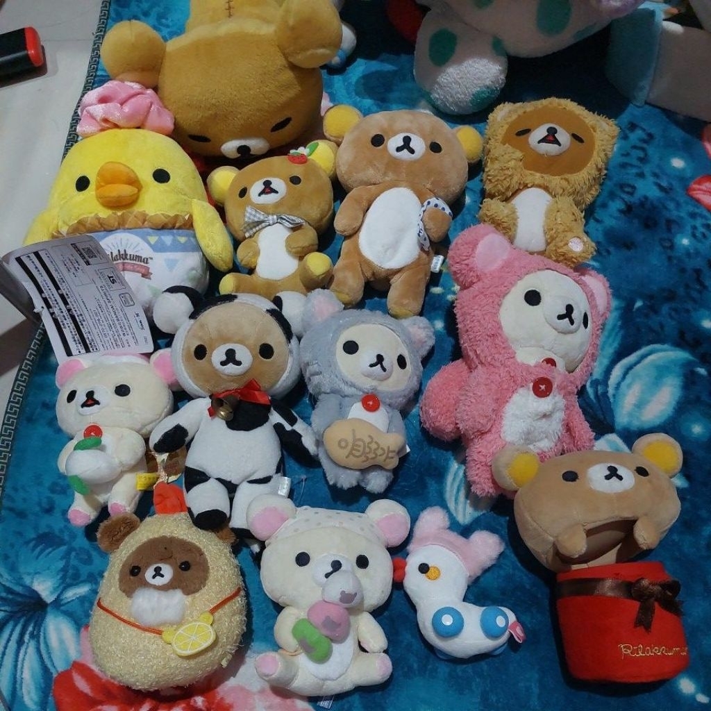 rilakkuma korilakkuma plush original sanx preloved