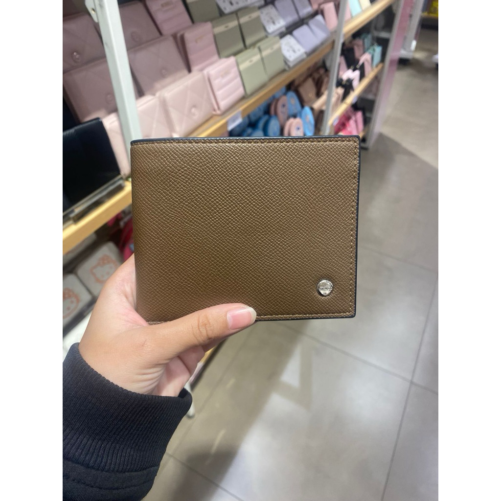 Miniso - Men's Business Textured Short Wallet (Brown)