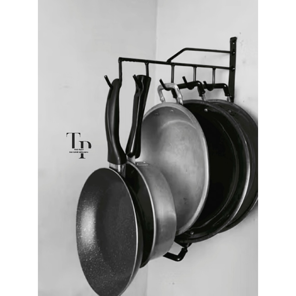 Rak Gantung Wajan / Rak Gantung Panci / Rak Gantung Teflon / Rak Gantung Serbaguna