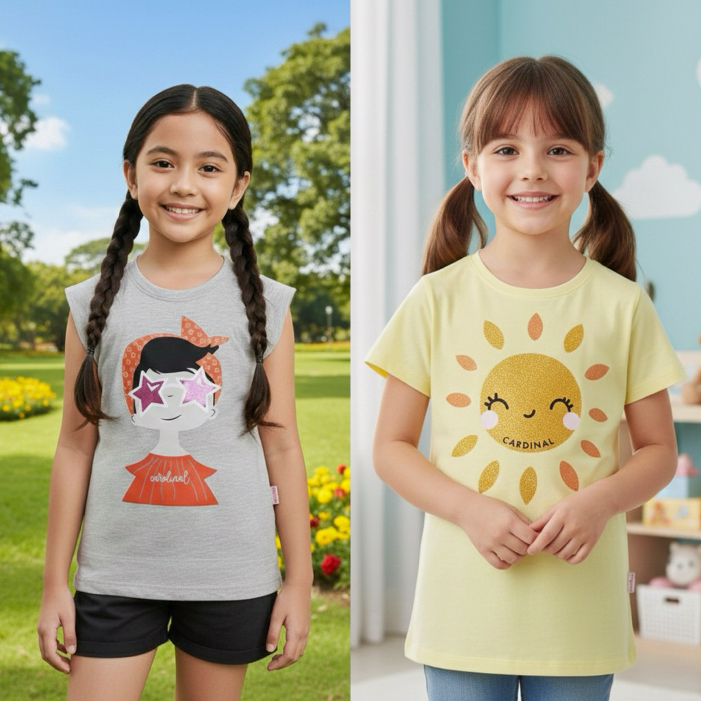 Cardinal Kids Kaos Anak Perempuan CA172 CA173