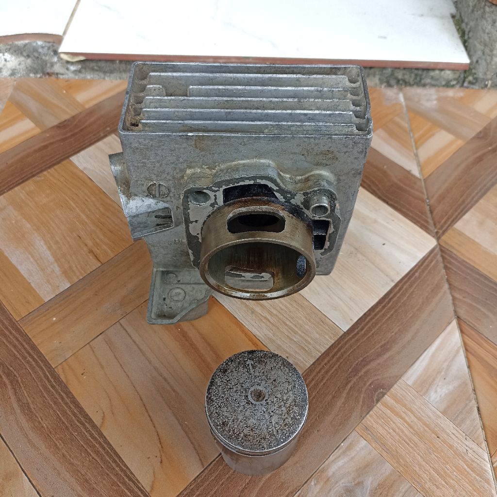 Original cylinders block seher buring set piston os 0 Suzuki Satria 120ru 2tak lumba hiu LSCM satria