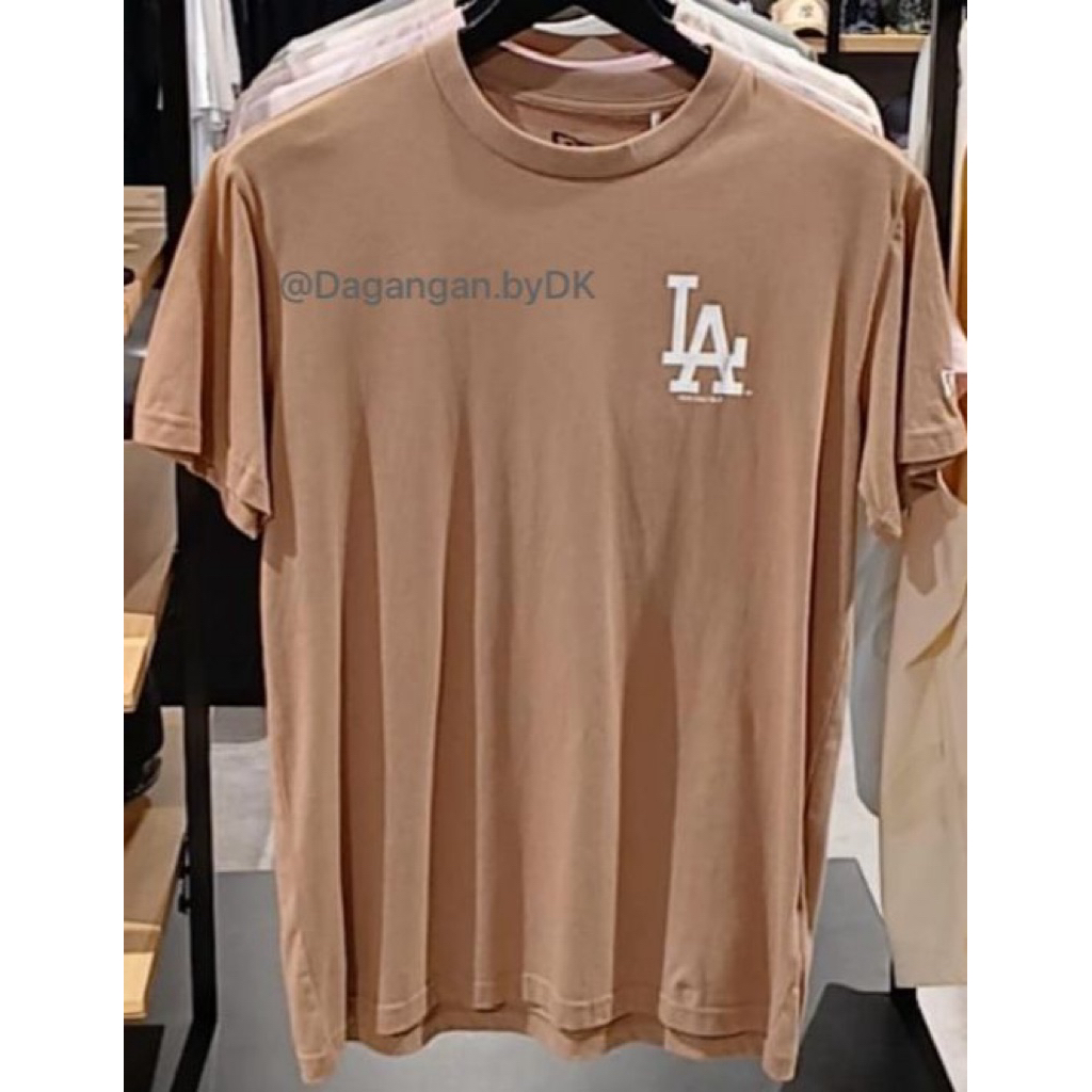 Kaos New*Era Dodgers Big Logo Original Barang Resmi 100% Brown