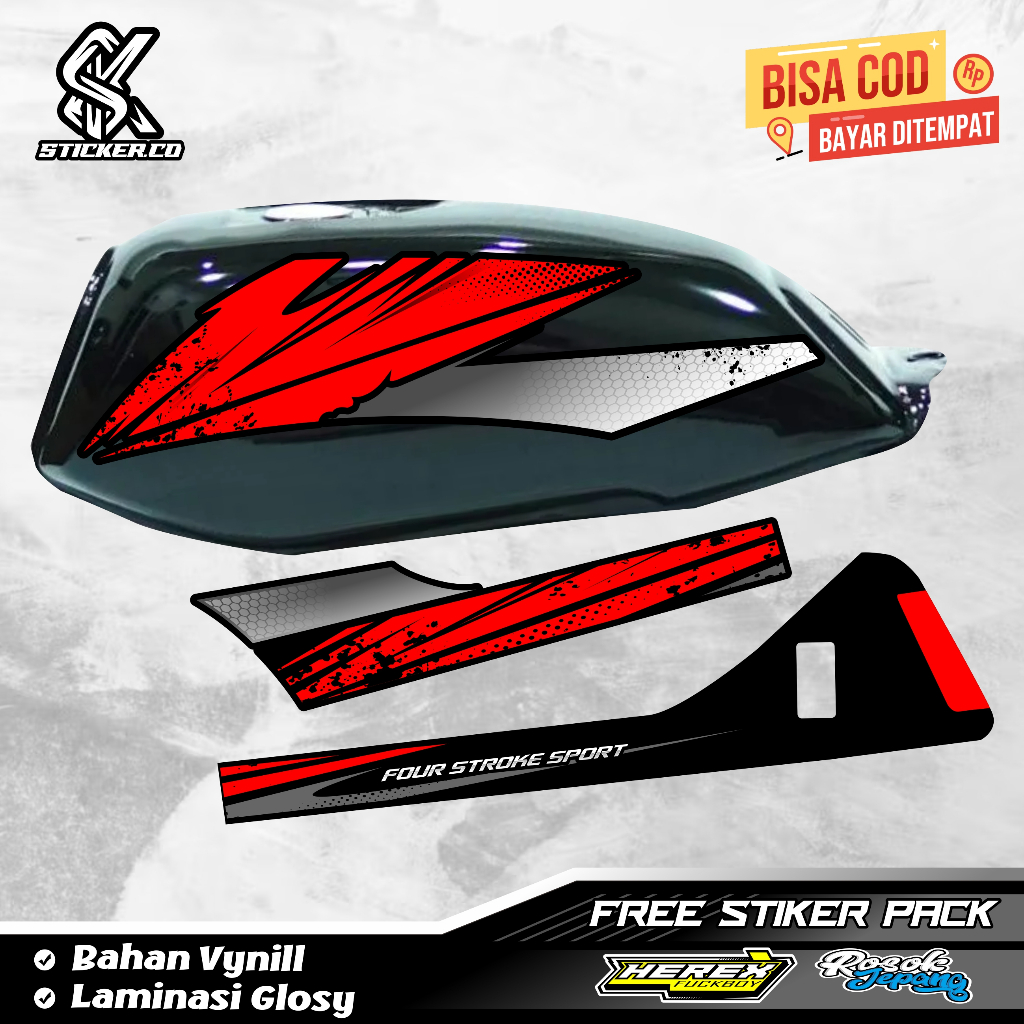 STRIPING GL PRO/MAX CUSTOM 031 - DECAL STRIPING GL PRO CUSTOM VARIASI - Striping gl custom gl max
