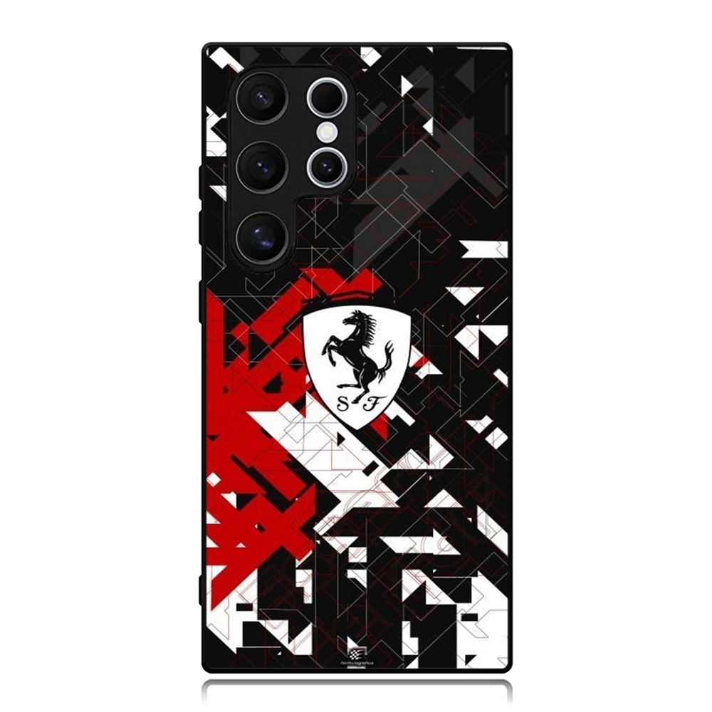 Case Samsung S25 S24 S23 S22 S21 S20 S9 S8 S7 S6 Ultra Plus FE Edge Softcase Ferrari Art
