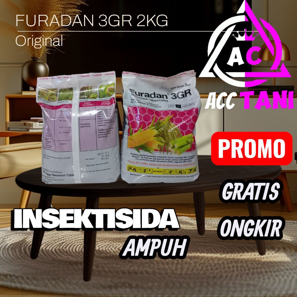 FURADAN 3GR KEMASAN 2KG ORIGINAL