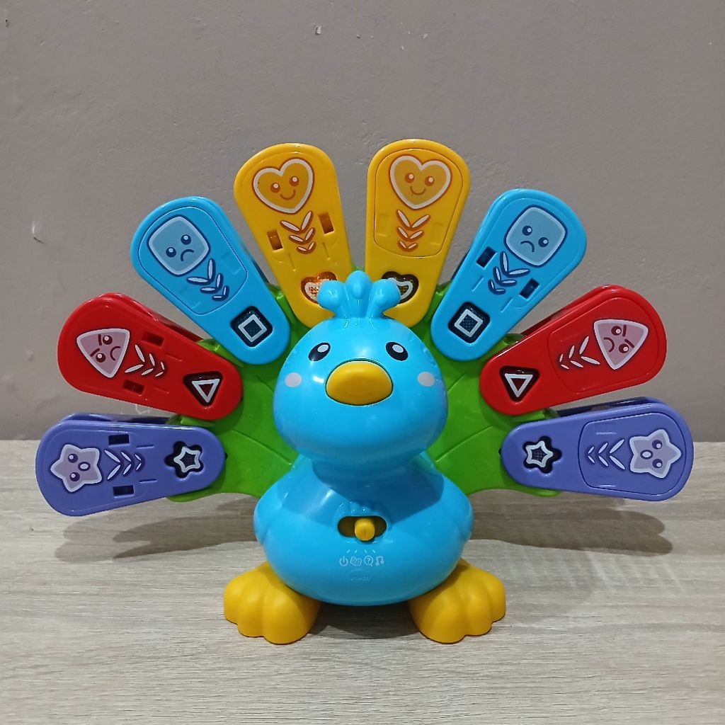 Vtech Feather & Feelings Peacock | Vtech Clips 'n Colors - Mainan Anak