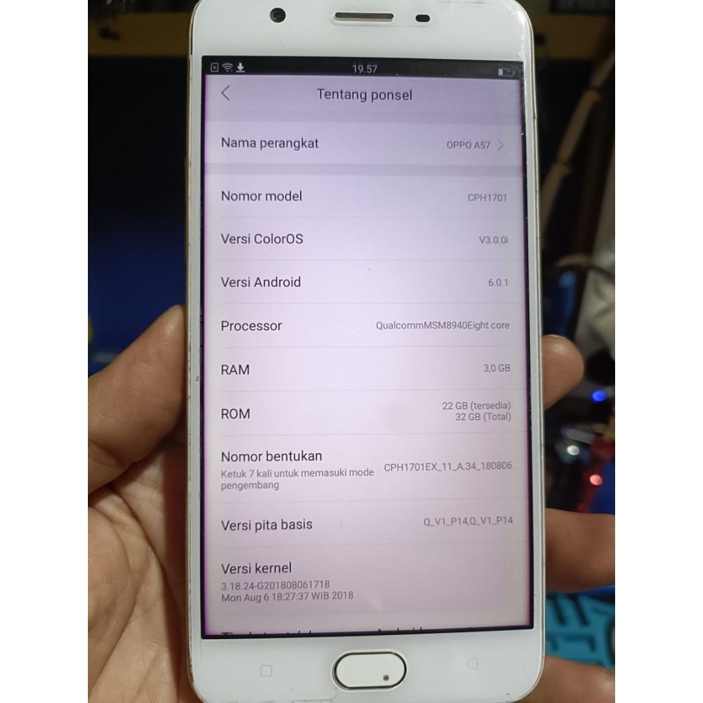 LCD OPPO A57 ORIGINAL COPOTAN