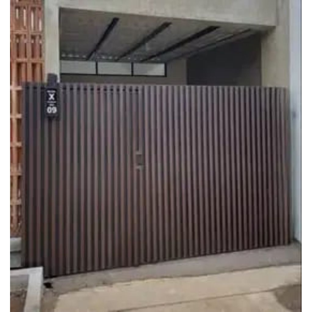 pagar motif wpc panel