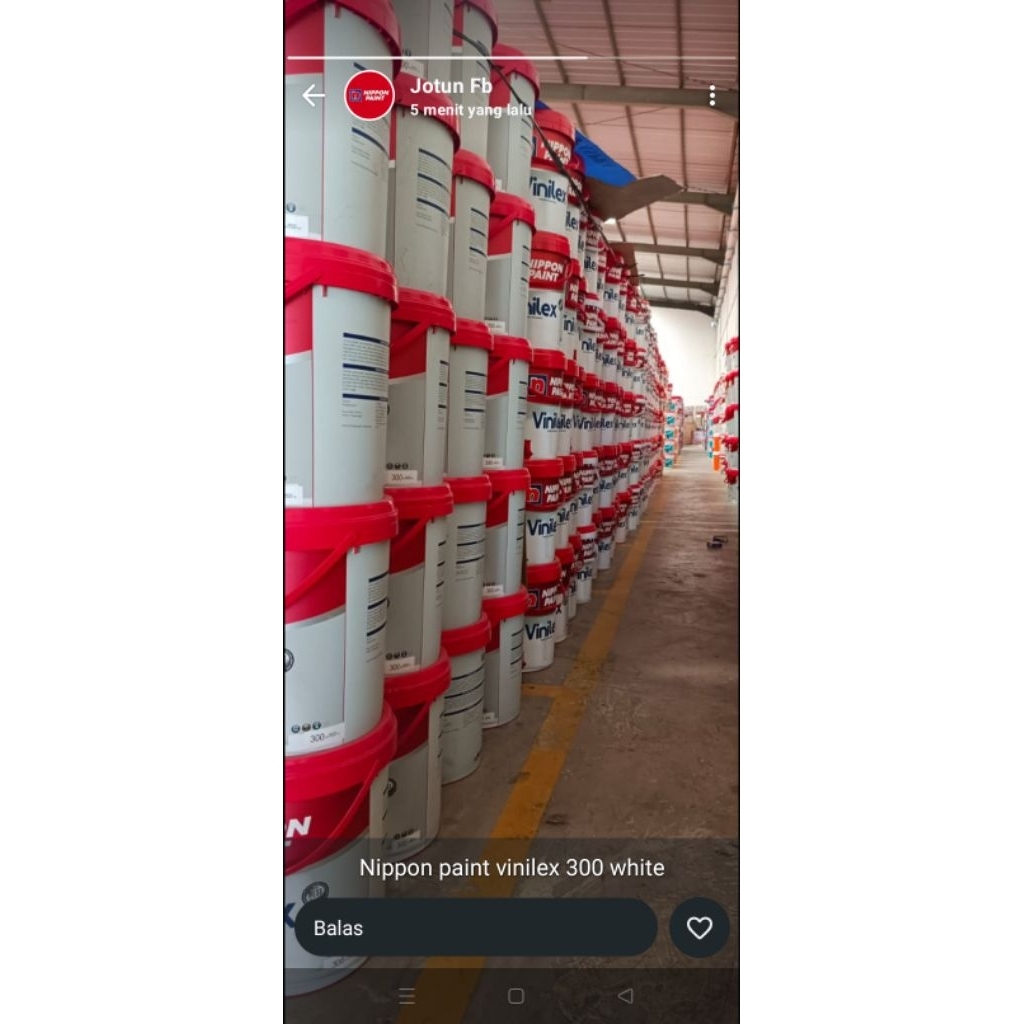 Nippon vinilex 5000 vinilex kembang 300 white pail
