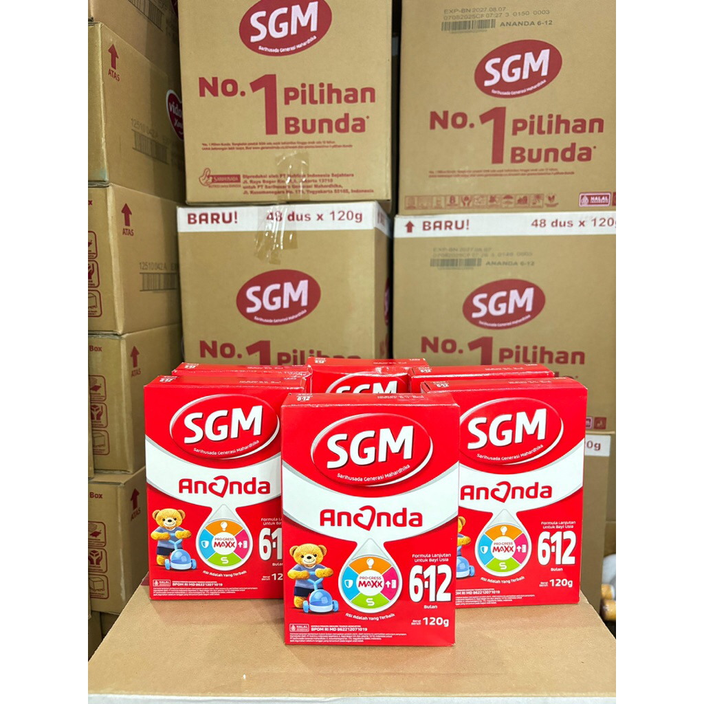 Susu SGM Ananda 6-12 120gr Original 100%
