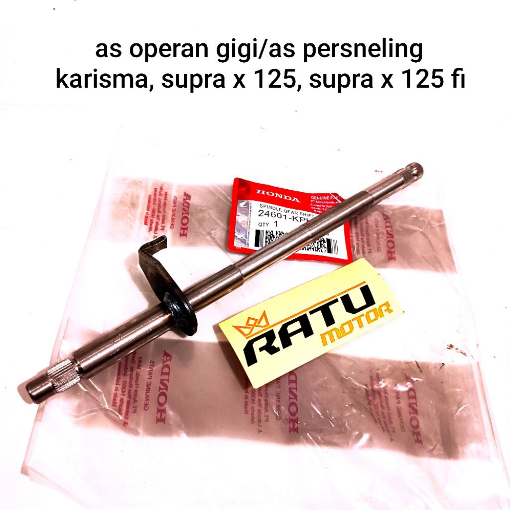 as operan gigi/as persneling karisma, supra x 125, supra x 125 fi