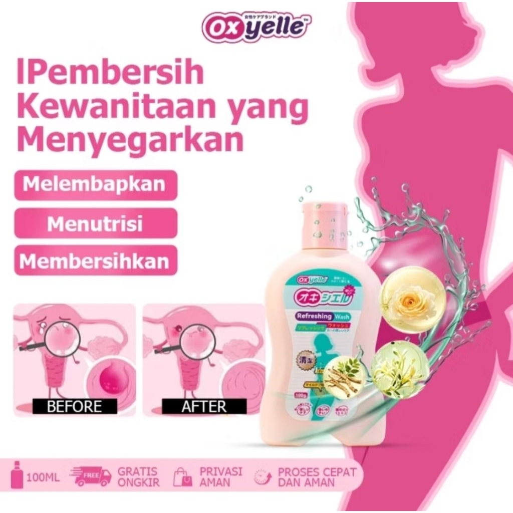 OXyelle Feminime wash  Feminine Perawatan KeputihanCairan Pembersih Area Intim Wanita