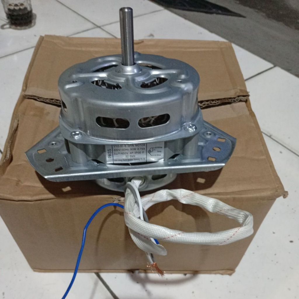 DINAMO SPIN PENGERING MESIN CUCI SANYO AQUA ORIGINAL 80WAT 5UF