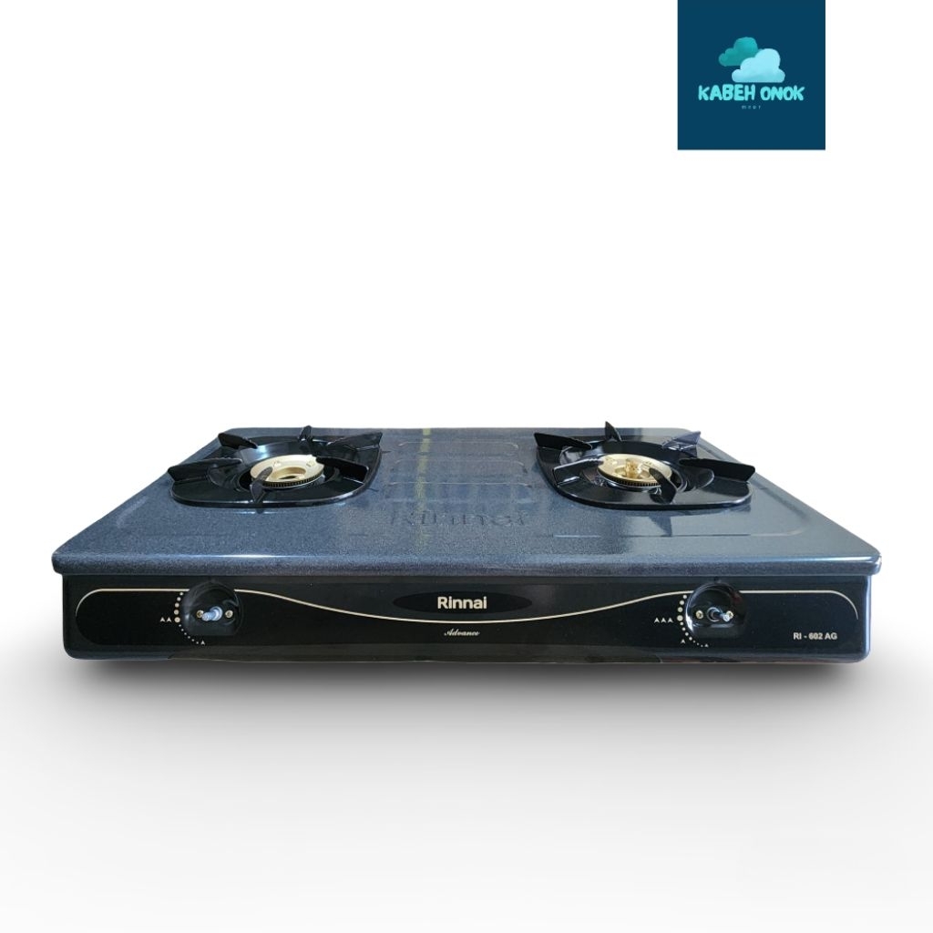Kompor Gas Rinnai RI 602 AG Api Lilin / Rinnai RI602AG Anti Gores / RI-602AG