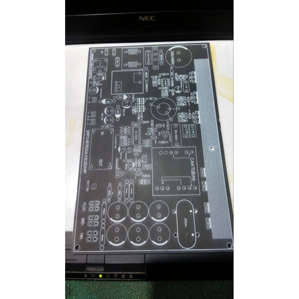 pcb smps halfbridge regulasi