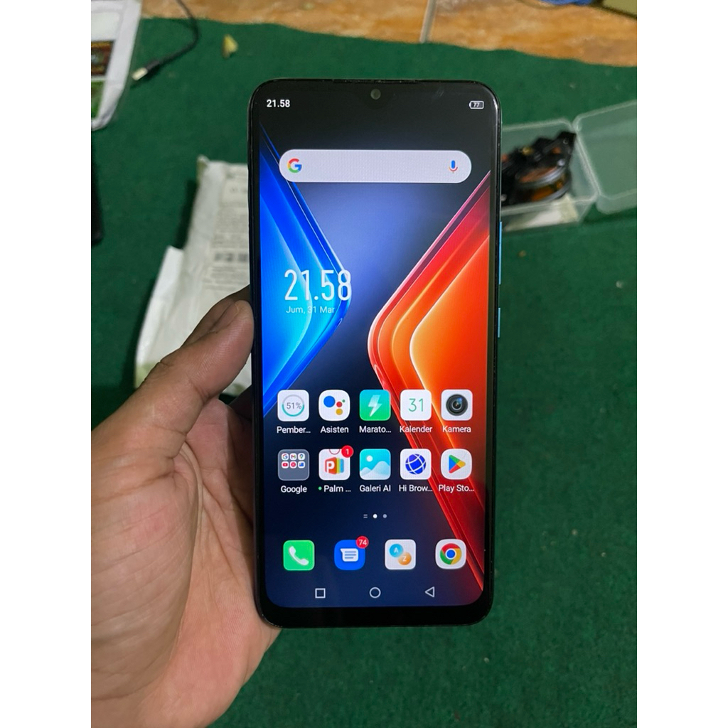 INFINIX HOT 11 PLAY 3/32 BATANGAN LAYAR GANTIAN