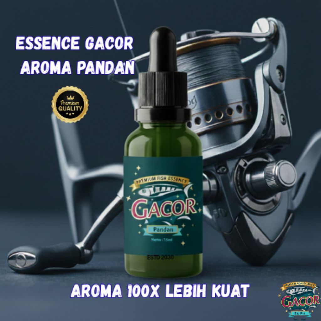 GACOR ESSEN Essen Ikan Nila Super Gacor Dan  Untuk Semua Jenis Ikan Tawar Aroma Pandan
