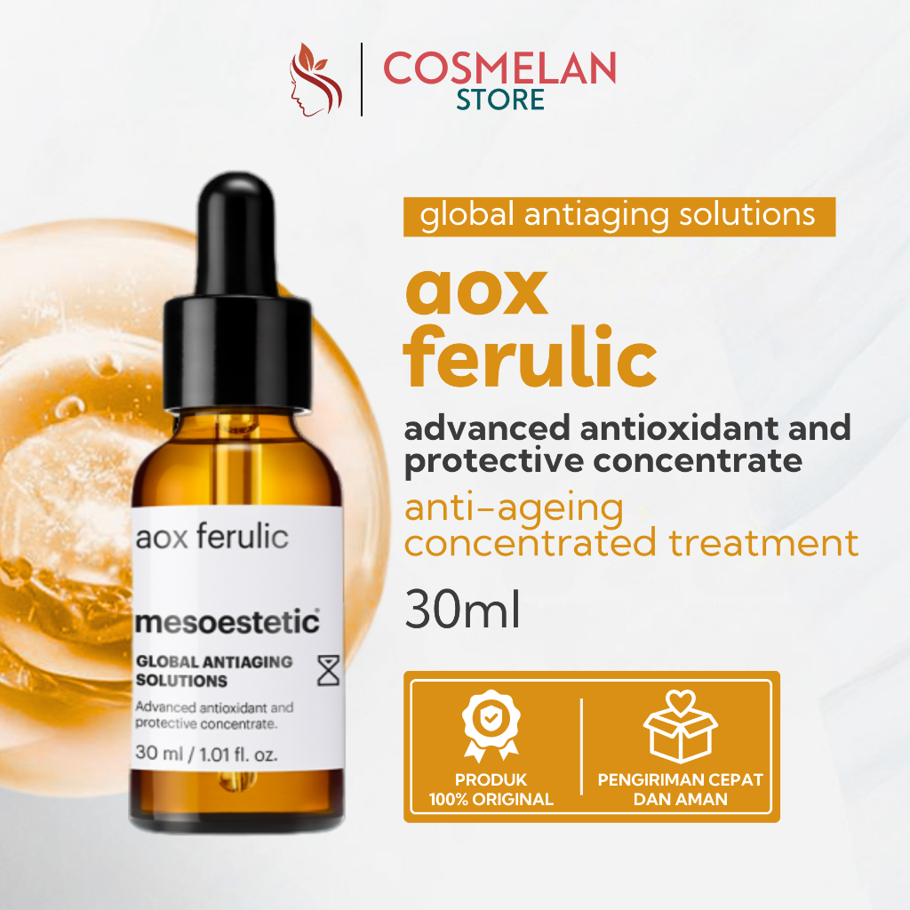 Mesoestetic Aox Ferulic 30ml - SERUM ANTI AGING KERUTAN ANTI WRINKLE ANTIOXIDANT 100% ORIGINAL