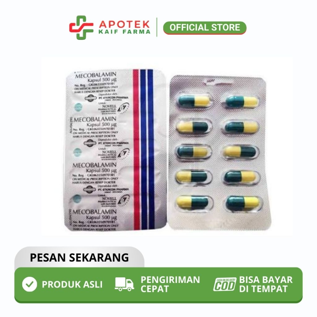 Mecobalamin 500 mg novell perlembar