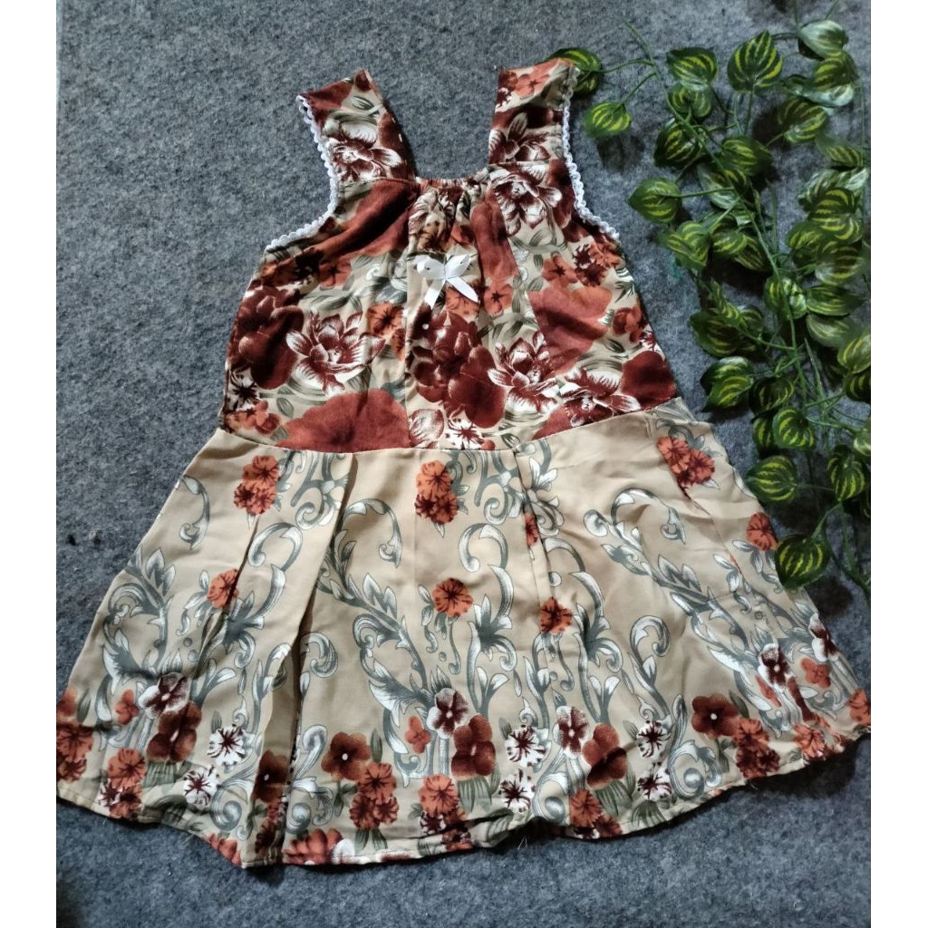 daster anak, dres anak perempuan, baju casual anak murah adem nyaman lembut batik pekalongan