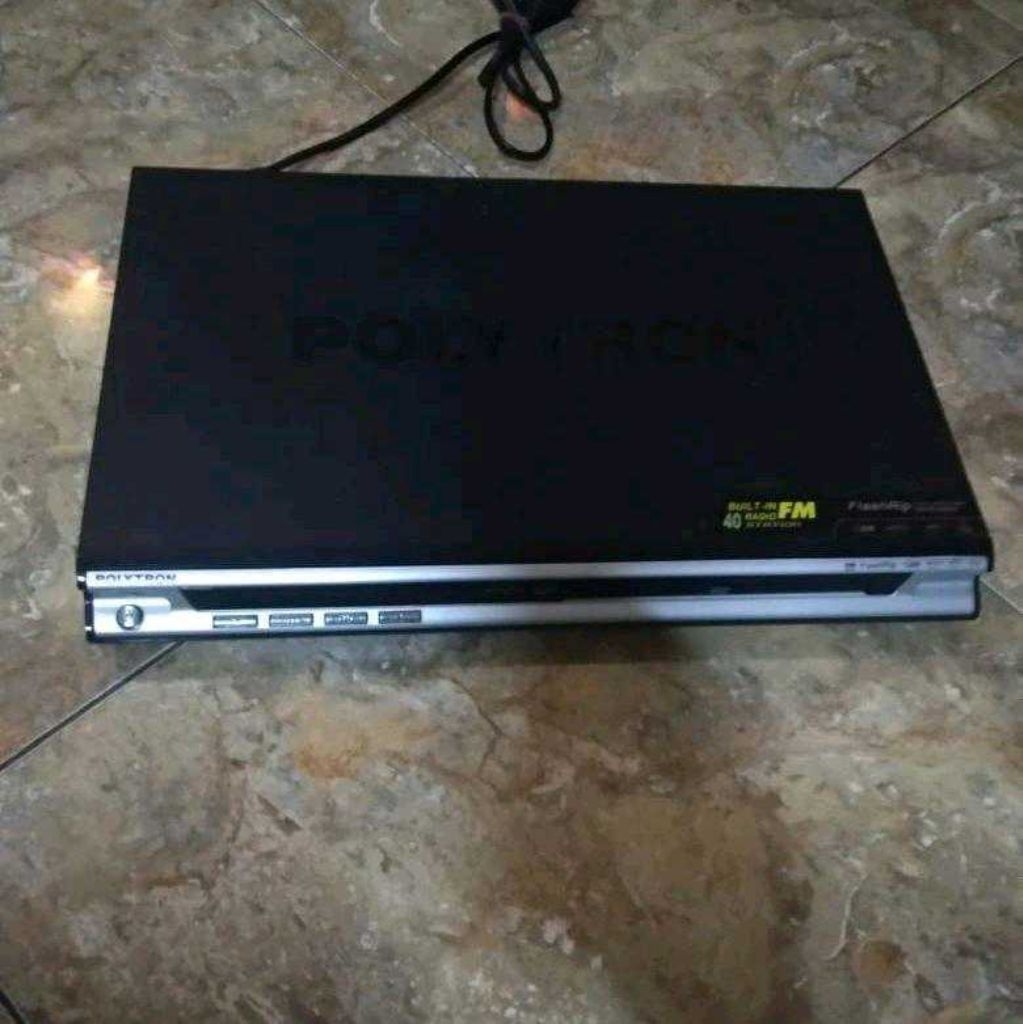 DVD VCD CD PLAYER merk Polytron USB normal tidak ada remot ready bosku siap kirim