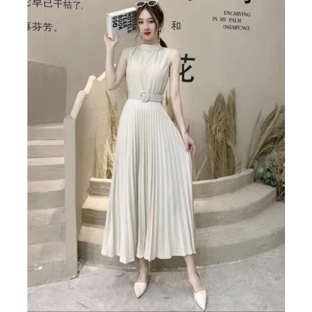 dress kutung plisket by threeM