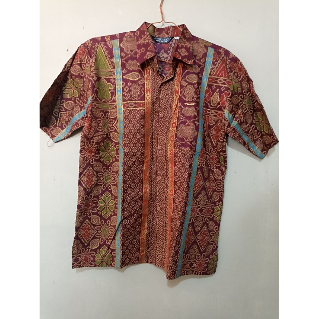 kemeja batik pria Andi Makassar ex kado